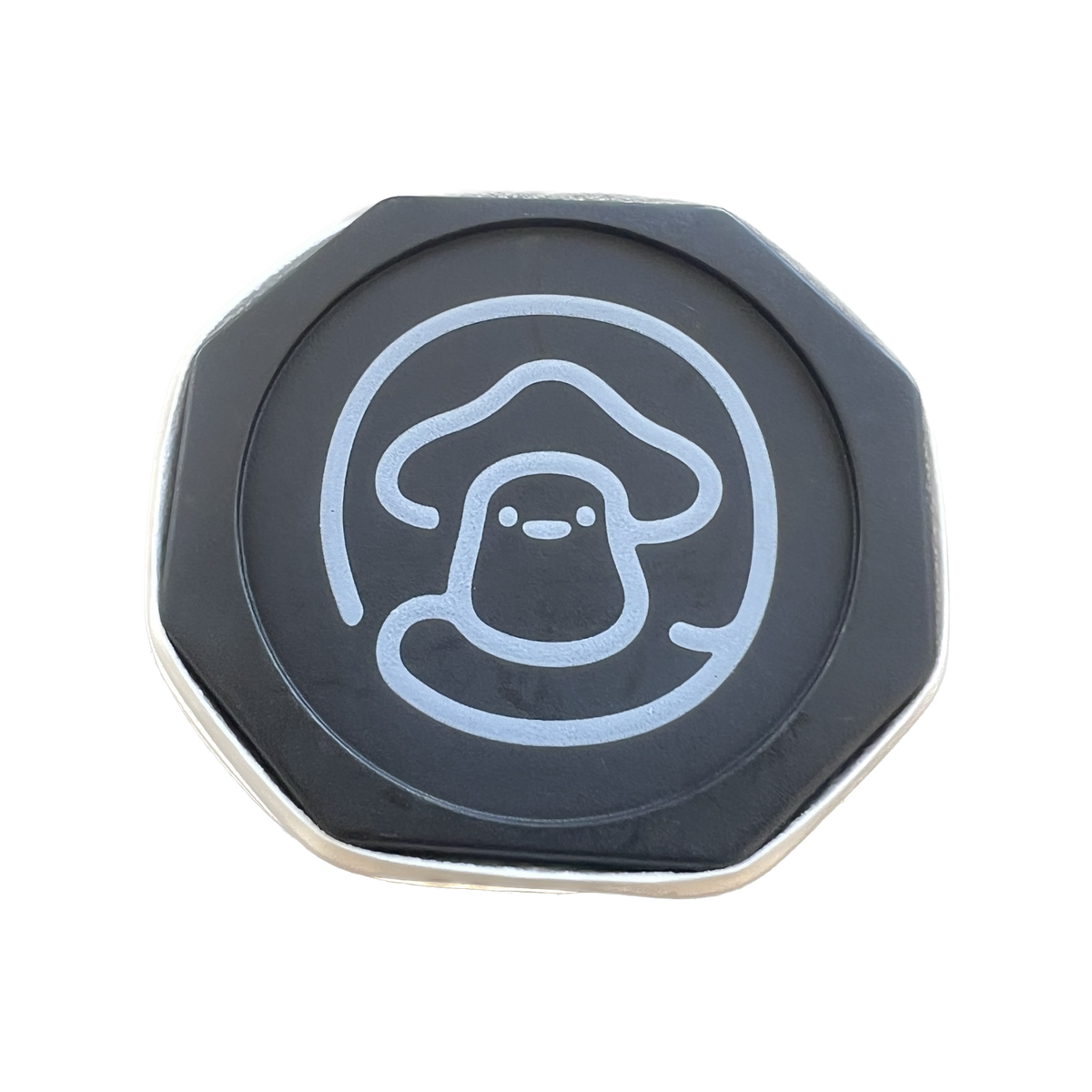 bottom of the handle with our munchrooms logo