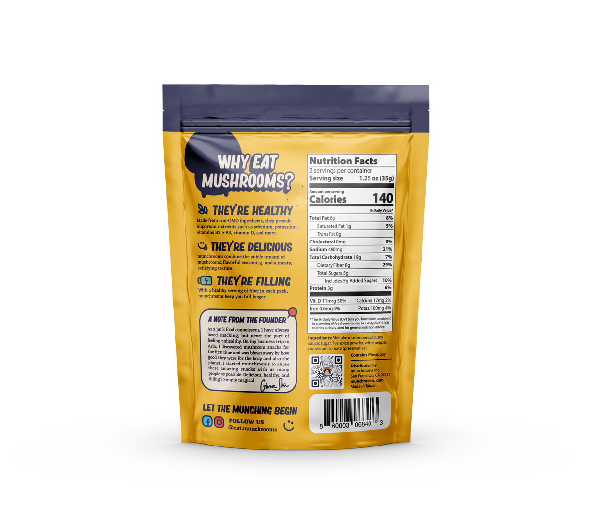 Original 5-Spice munchrooms